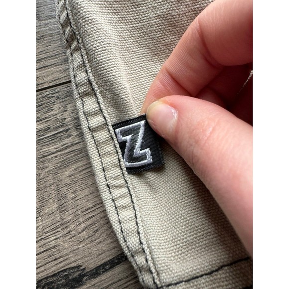 vintage 00s Zoic mountain biking shorts khaki hiking nylon belt waist - Picture 6 of 8